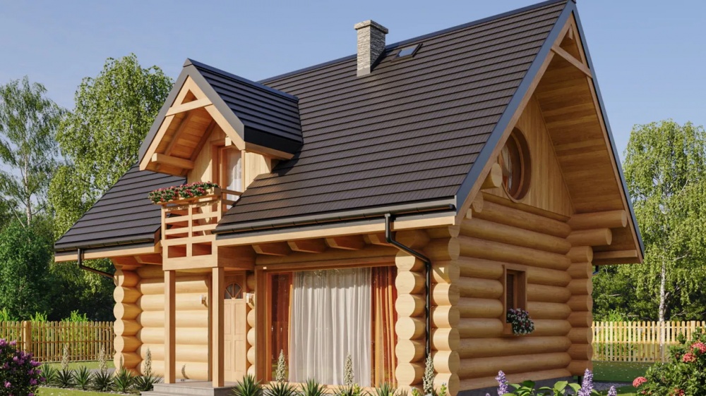 Dom całoroczny z pół bala- L323